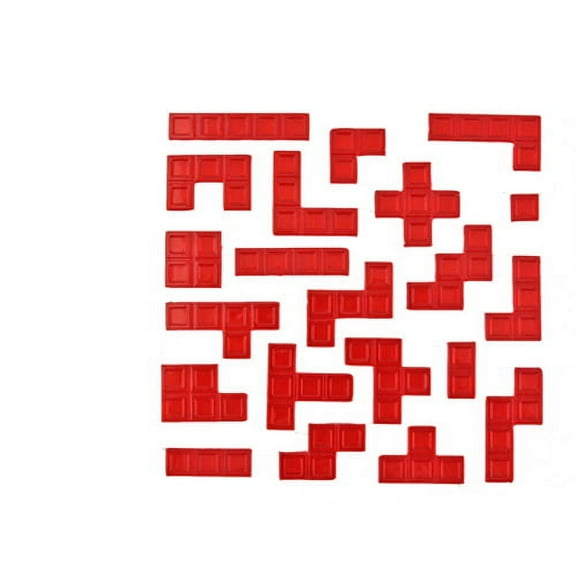 Blokus Red Game - Replacement Bags of Blocks - BJV44