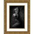 thumbnail image 1 of Blom, Therese 17x24 Gold Ornate Wood Framed with Double Matting Museum Art Print Titled - Journey, 1 of 4