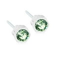 thumbnail image 1 of Blomdahl | Nickel Free | Medical Plastic 4mm Crystal Stud Earrings | Best Choice For Sensitive Ears, 1 of 3