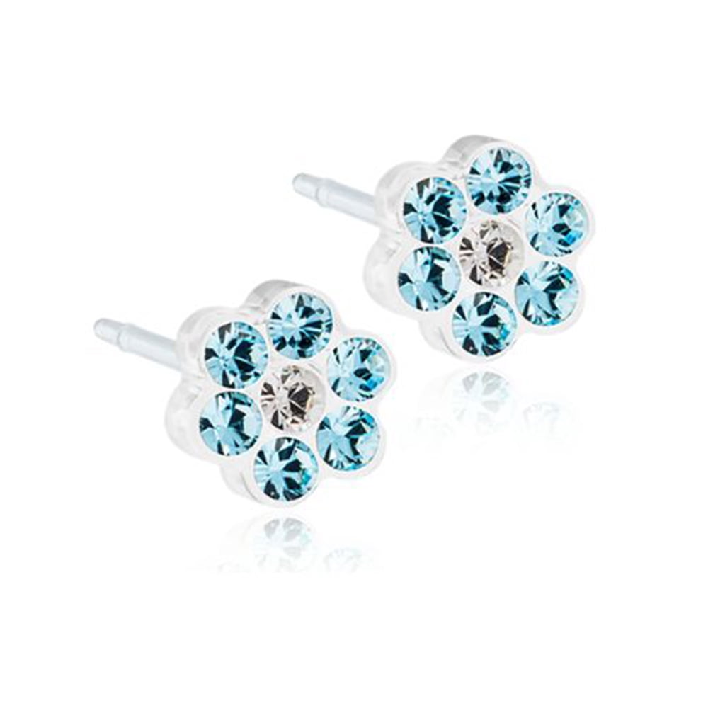 Blomdahl | Nickel Free | Medical Plastic 5mm Daisy Stud Earrings | Best ...