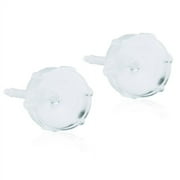 Blomdahl | Nickel Free | Medical Plastic Sport Stud Earrings | Best Choice For Sensitive Ears