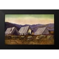 thumbnail image 1 of Blomfield, James 18x13 Black Modern Framed Museum Art Print Titled - Evening camp from Rod Gun and Perch 1914, 1 of 4