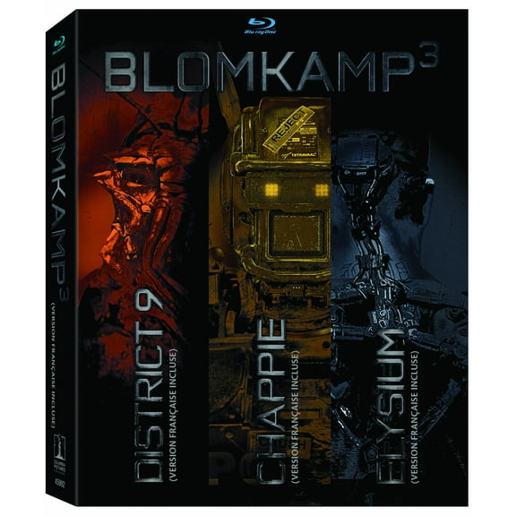 Blomkamp Limited Edition Collection (Chappie / District 9 / Elysium + Included Digib (Blu-ray)