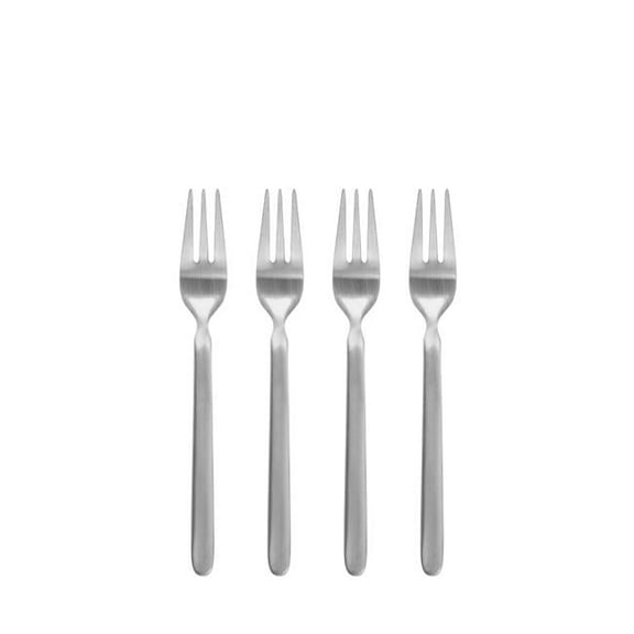Blomus 6 x 8 in. Stella Stainless Steel Cake Fork, Set of 4