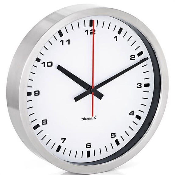 Blomus 63210 30cm Era Collection Wall Clock - White