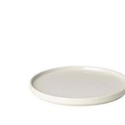 Blomus 63715.4 8 in. PILAR Dessert Plate Grey - Set of 4