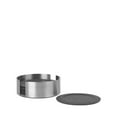 thumbnail image 1 of Blomus 64062 Lareto Silicone Coasters with Stainless Steel Holder, Magnet, 1 of 1