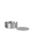 thumbnail image 1 of Blomus 64063 Lareto Silicone Coasters with Stainless Steel Holder, Sharkskin, 1 of 1