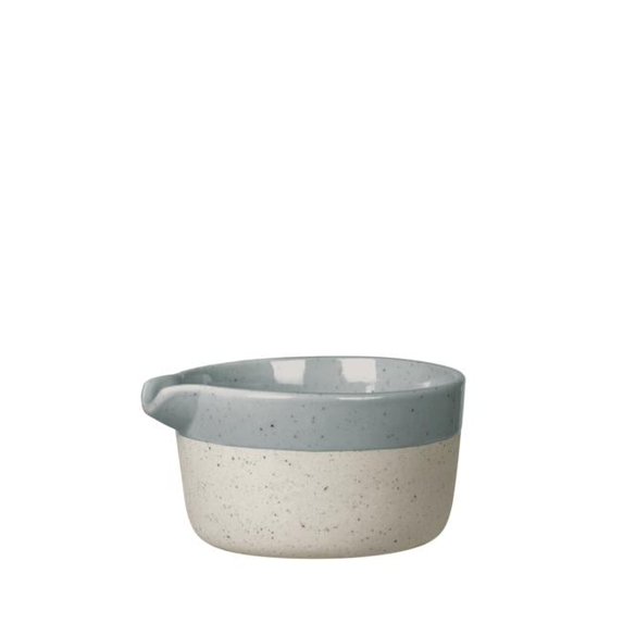 Blomus 64320 5 oz Sablo Cream Container, Stone