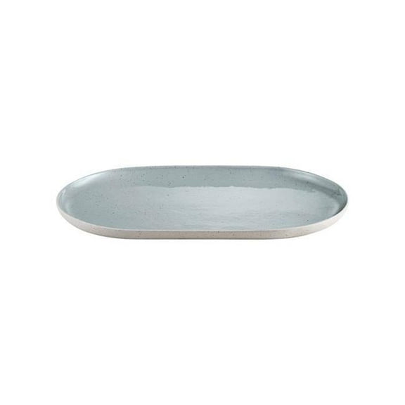 Blomus 64386 13.8 in. Sablo Oval Serving Plate - Stone