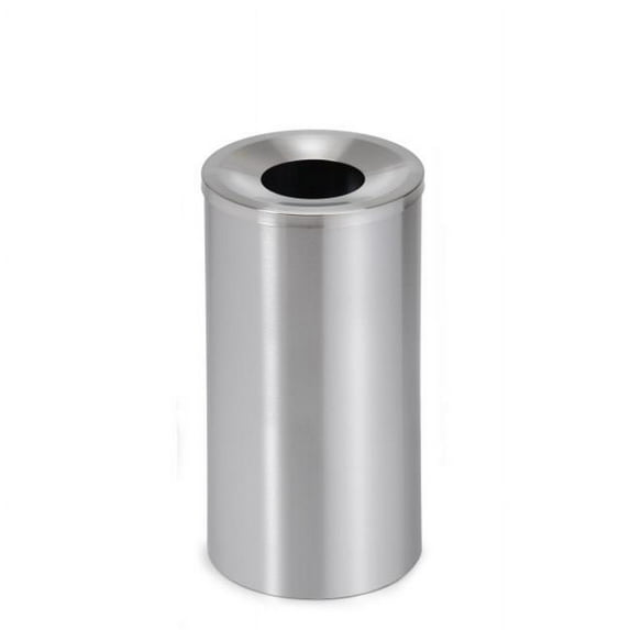Blomus 65254 19.5"H x 10" Dia Casa Wastepaper Basket Stainless Steel