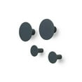 thumbnail image 1 of Blomus 65800 Ponto Wall Hooks, Gunmetal - Pack of 4, 1 of 1