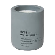 Blomus 65897 Fragra Candle Large Flintstone with Rose & White Musk Scent