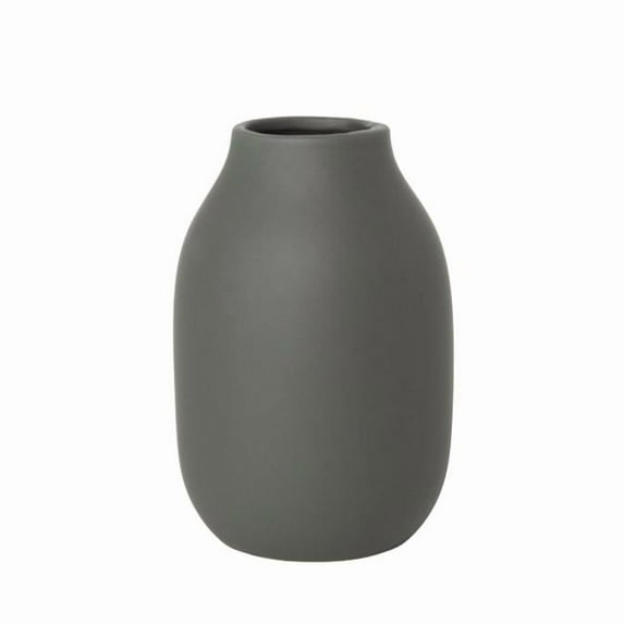 Blomus 65905 6 x 4 in. Colora Porcelain Vase, Agave Green