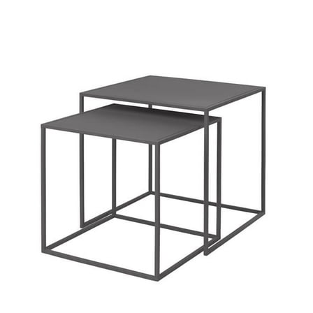 Blomus 65985 Fera Nesting Table, Black - Set of 2