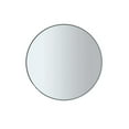 thumbnail image 1 of Blomus 66163 31 in. Rim Round Accent Mirror - Smoke with White Rim, 1 of 1