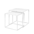 thumbnail image 1 of Blomus 66198 Fera Nesting Table, White - Set of 2, 1 of 1