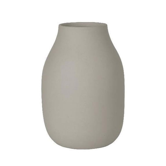 Blomus 66209 8 x 6 in. Colora Porcelain Vase, Mourning Dove