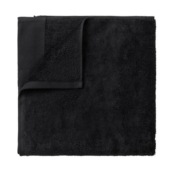 Blomus 66303 100 x 200 cm Badlaken Riva Kleur Bath Towel, Black