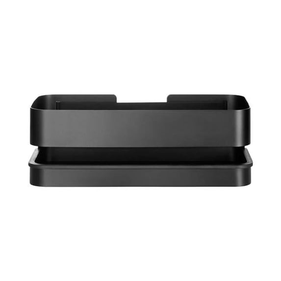 Blomus 66330 10 x 4.75 x 3.4 in. Nexio Shower Shelf, Black - Small
