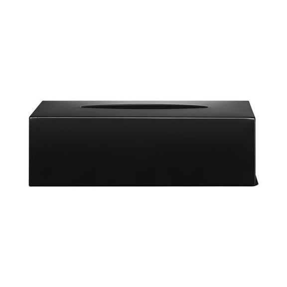 Blomus 66411 3 x 4.7 x 9.4 in. Nexio Tissue Box, Black