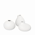 thumbnail image 1 of Blomus 66514 Nona Mini Vases, White - Set of 3, 1 of 1