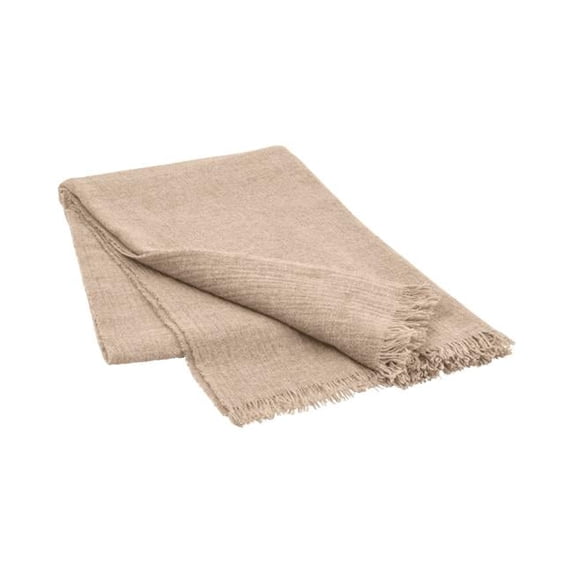 Blomus 66524 51 x 78.7 in. Merino Moonbeam Throw