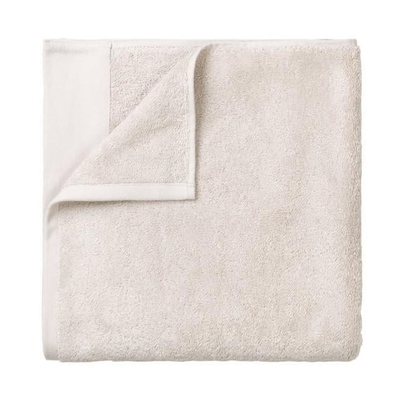 Blomus 69120 28 x 55 in. Riva Organic Terry Cloth Bath Towel, Moonbeam