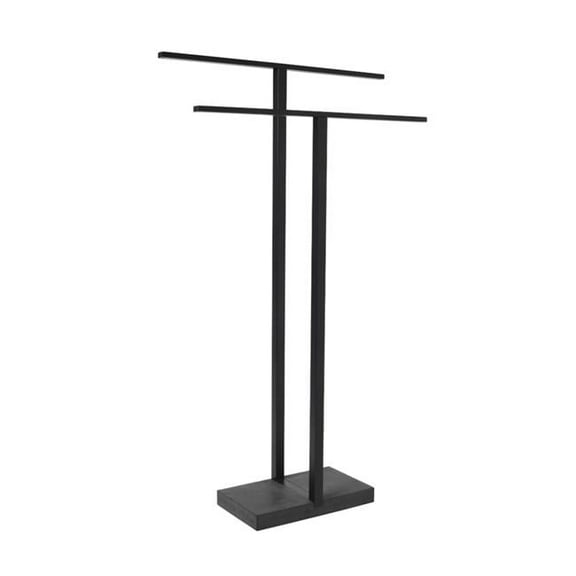 Blomus 69150 Menoto Black Titanium Coated Towel Stand