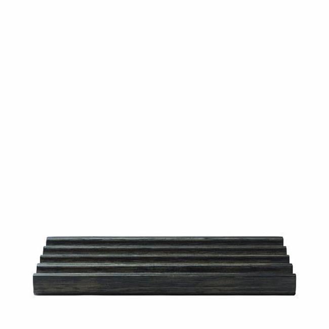 Modo Dark Brown Oak Wood Bathroom Tray