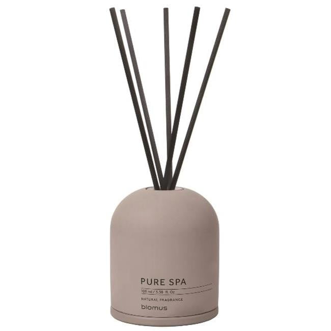 Satellite Royal Leather 3.3oz Reed Diffuser Set with Concrete Cover
