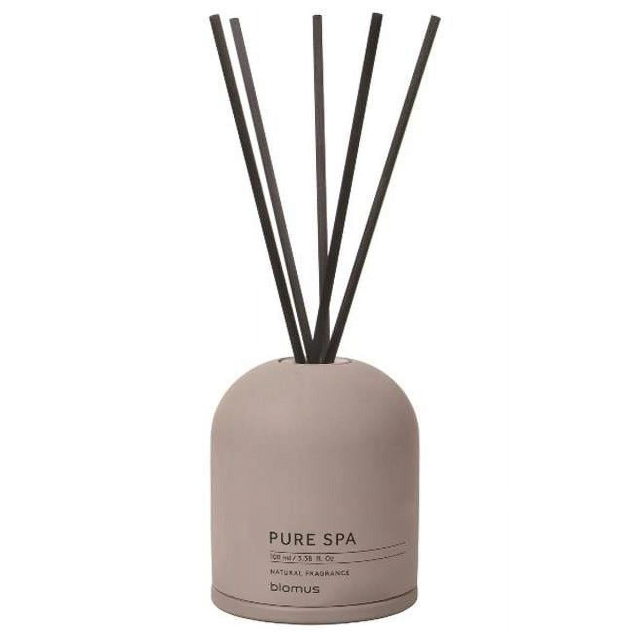 Satellite Royal Leather 3.3oz Reed Diffuser Set with Concrete Cover