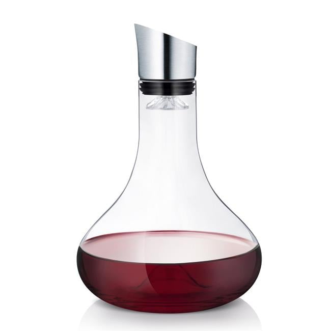 Alpha Clear Glass Wine Decanter with Aerator
