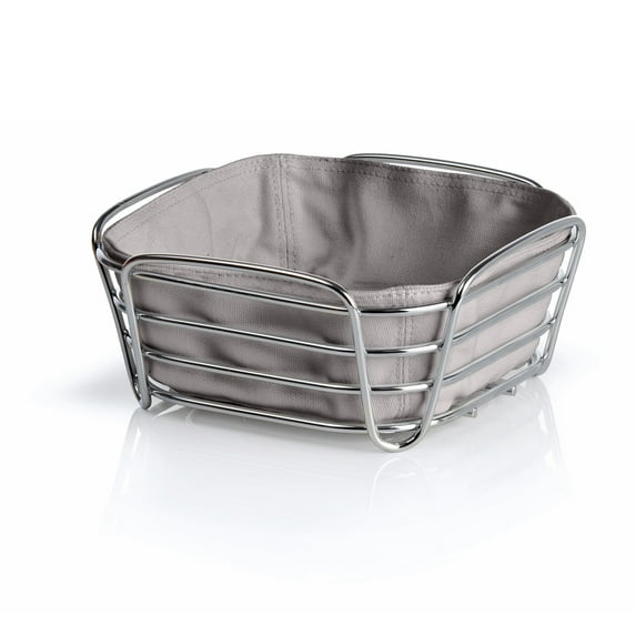 Blomus 63667 Small Wire Serving Bread Basket - Taupe Insert