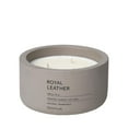 thumbnail image 1 of Blomus  Fraga Scented Candle in Concrete Container, Satellite - Royal Leather Fragrance - 3 Wick, 1 of 1