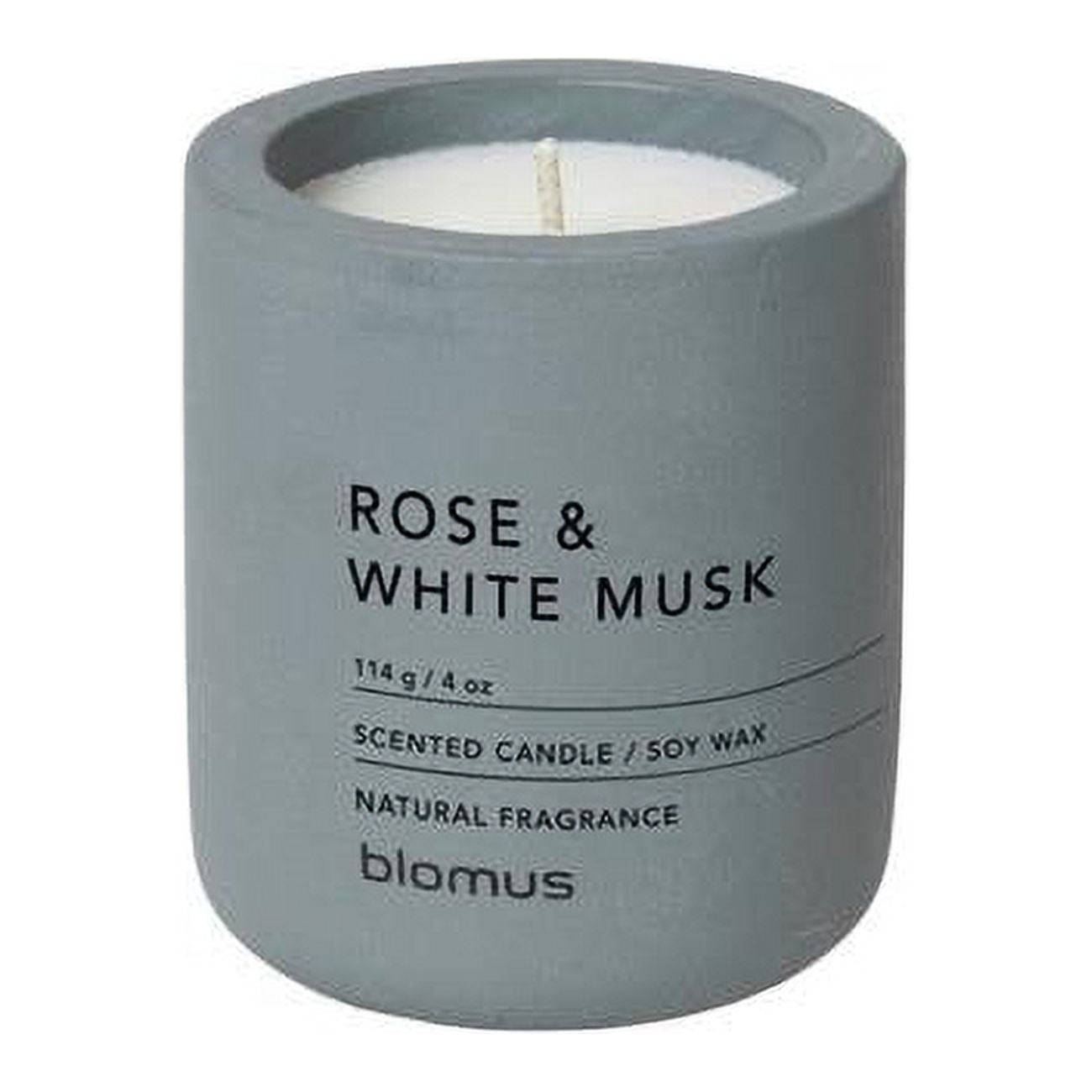 Flintstone Rose & White Musk Soy Scented Candle