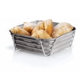 thumbnail image 1 of Blomus 63668 Large Wire Serving Bread Basket - Taupe Insert, 1 of 2