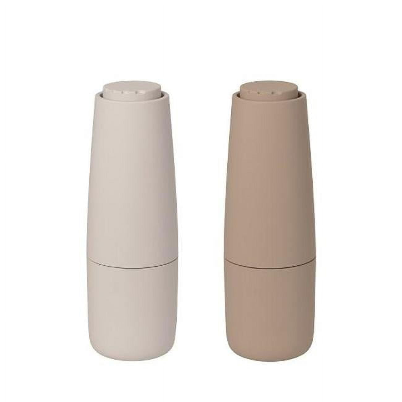 Nomad and Moonbeam Plastic Salt and Pepper Grinder Set
