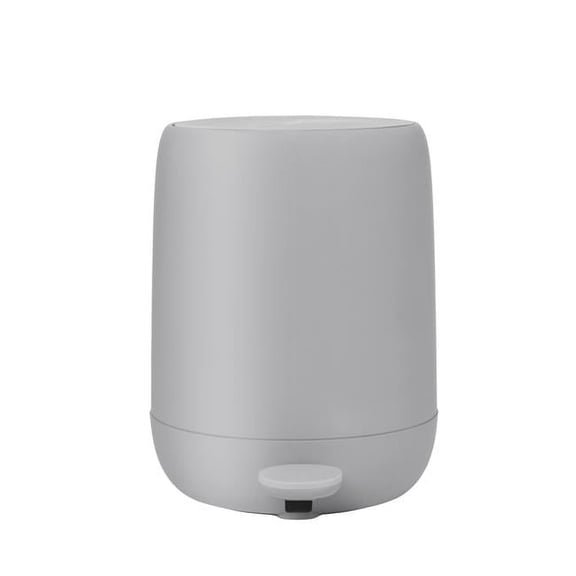 Blomus -Sono Pedal Bin with Soft Close, Waste Bin, Cosmetic Bin, Rubbish Bin with Pedal, Soft Close, Colour Micro Chip, Material Plastic, SIL