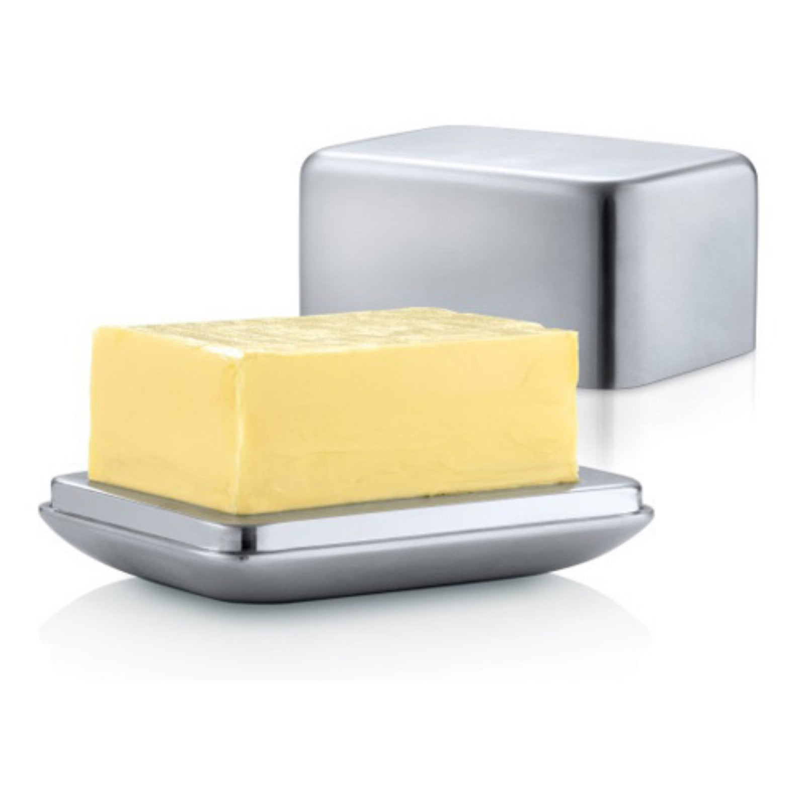 Small Stainless Steel Rectangular Butter Dish