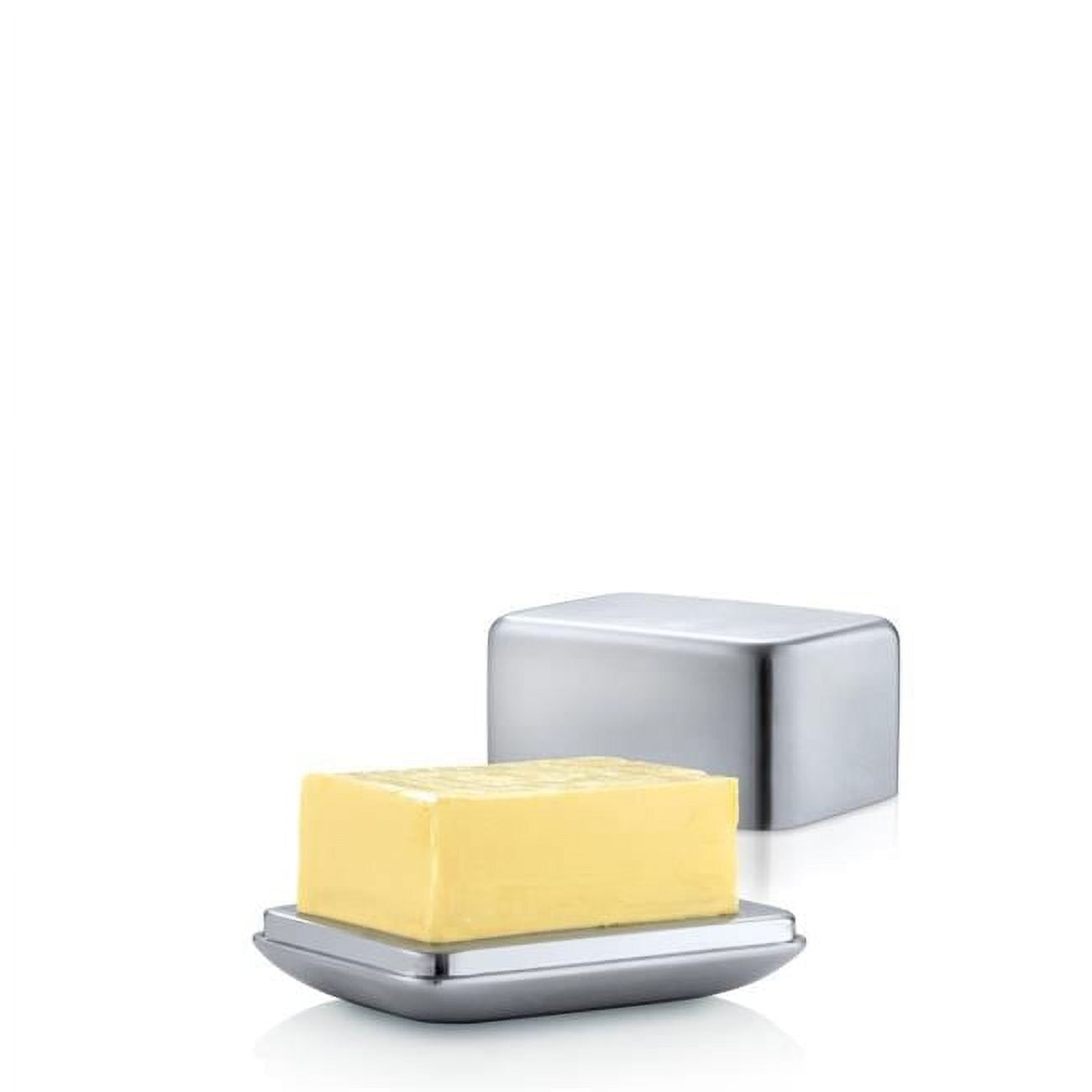 Small Stainless Steel Rectangular Butter Dish