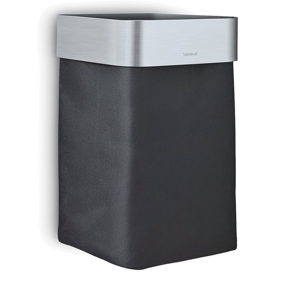 Blomus 68975 Stainless Steel Towel Basket, Black, Matt