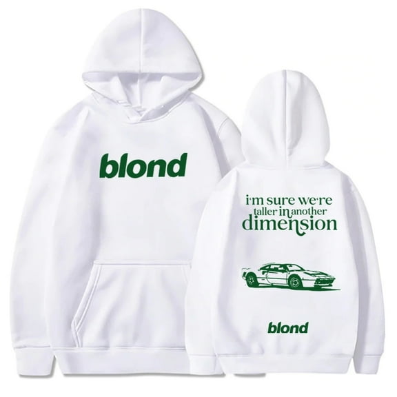Blond Album Hoodie Frank Ocean Merch White Ferrari Music Women Men Harajuku Long Sleeve Sweatshirts