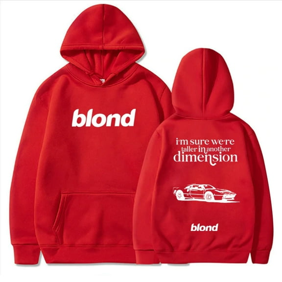 Blond Album Hoodie Frank Ocean Merch White Ferrari Music Women Men Harajuku Long Sleeve Sweatshirts