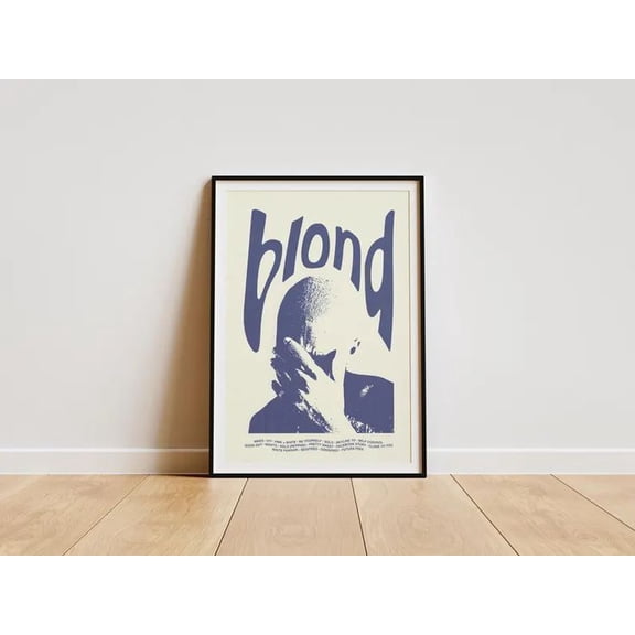 Blond Digital Album Poster, One Sheet Wall Size 24''x36''-Gategoo