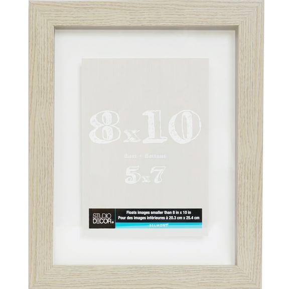 Blonde 8" x 10" Belmont Frame by Studio Decor Modern Wall Frame for Photos - Art & Prints with Pre-Attached Hanging Hardware - 8 Pack