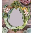 thumbnail image 1 of Blonde And Brunette Fairies In Enchanted Forest with Greenman Wall Mirror Decor, 1 of 9