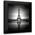 thumbnail image 1 of Blonde Attitude 19x24 Black Modern Framed Museum Art Print Titled - Magic Eiffel, 1 of 5