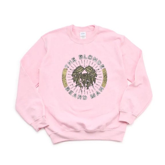 Blonde Beard Man Beards Bearded Dad Men Father Cool Style Graphic Art SweatShirt Unisex, up to 5XL