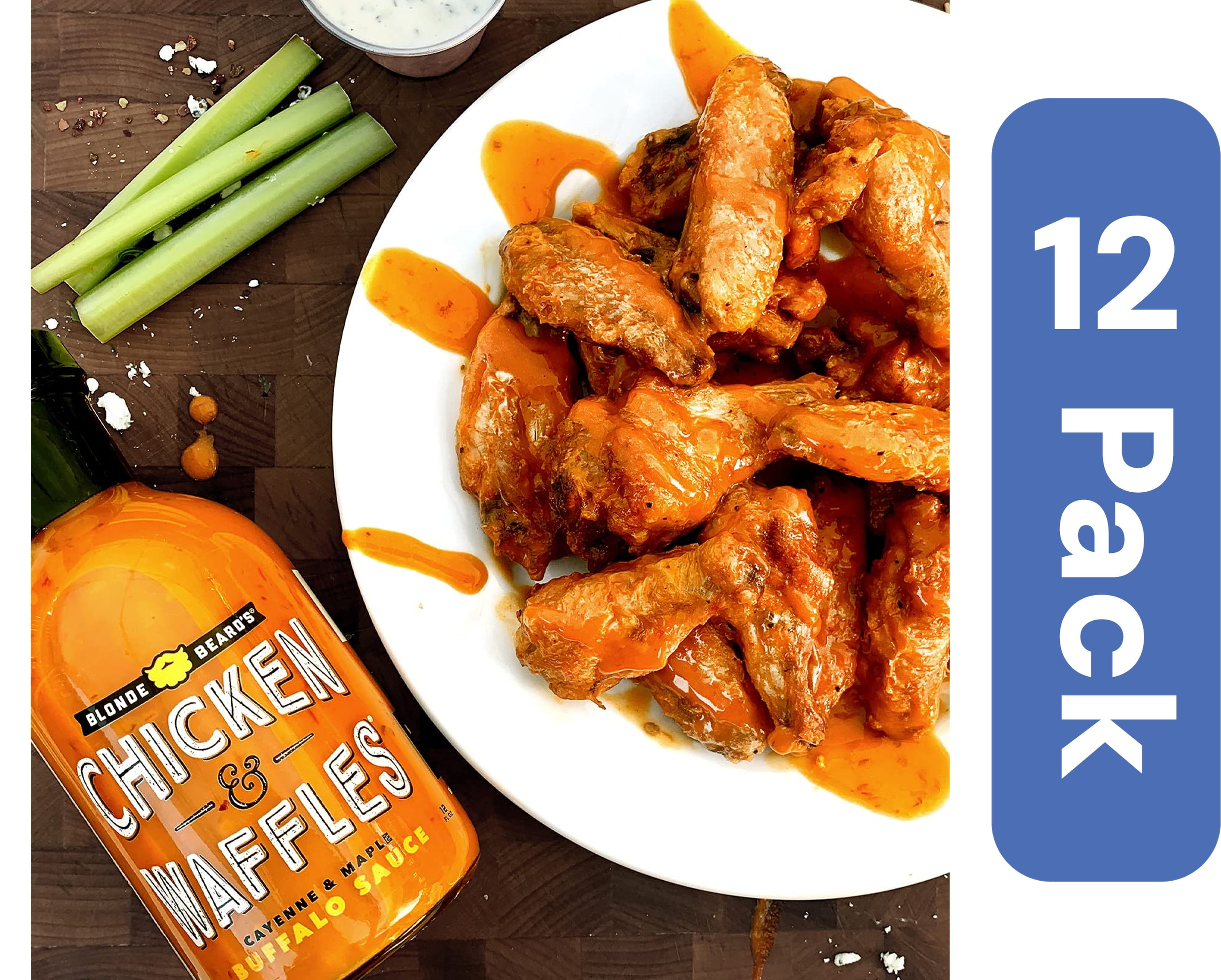 Blonde Beards Chicken & Waffles Wing Sauce 8 oz (Pack Of 12)